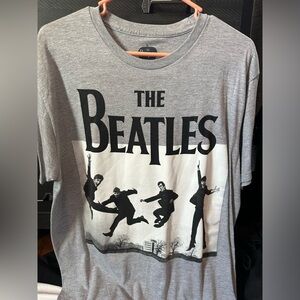The Beatles T-Shirt, Gray, Size Large, never worn, no tags